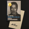 12x16 CUSTOM MAT display for Arnold Schwarzenegger autographed book page