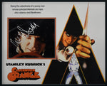 CLOCKWORK ORANGE 16x20 custom mat with autographed photo by Malcolm McDowell