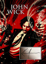 12x16 CUSTOM MAT "John Wick" or "The Matrix" display for KEANU REEVES autographs