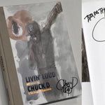 CHUCK D autographed "Livin' Loud" fine art coffee table book