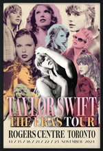 TAYLOR SWIFT ERAS TORONTO TOUR POSTER 12x18 framed display