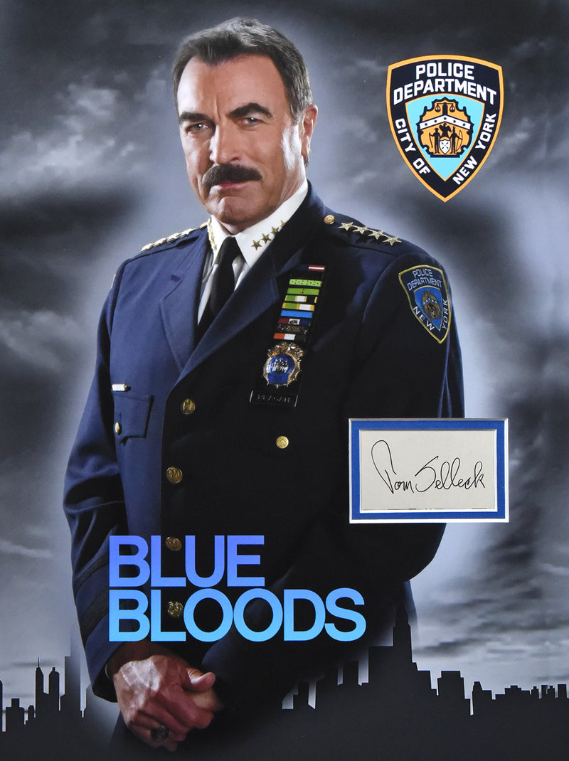 12X16 custom mats for TOM SELLECK (Blue Bloods) and MICHAEL RICHARDS (Seinfeld) autographed book pages