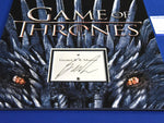 GEORGE R.R. MARTIN autographed "Game Of Thrones" 12x16 custom mat with book page signature