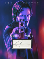 12x16 CUSTOM MAT "John Wick" or "The Matrix" display for KEANU REEVES autographs