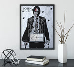 12x16 CUSTOM MAT "John Wick" or "The Matrix" display for KEANU REEVES autographs