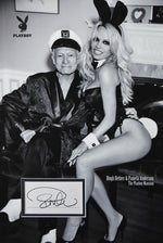 PAMELA ANDERSON autographed "PLAYBOY" 12x18 framed display with book page signature