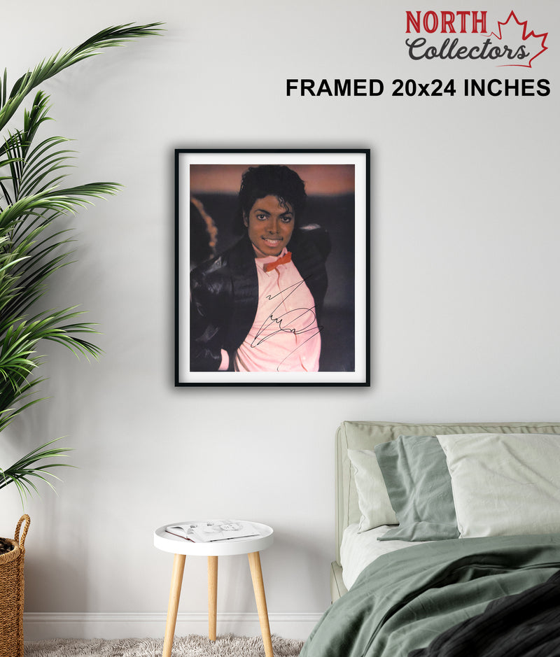 MICHAEL JACKSON autographed "Billie Jean" 16x20 framed photo