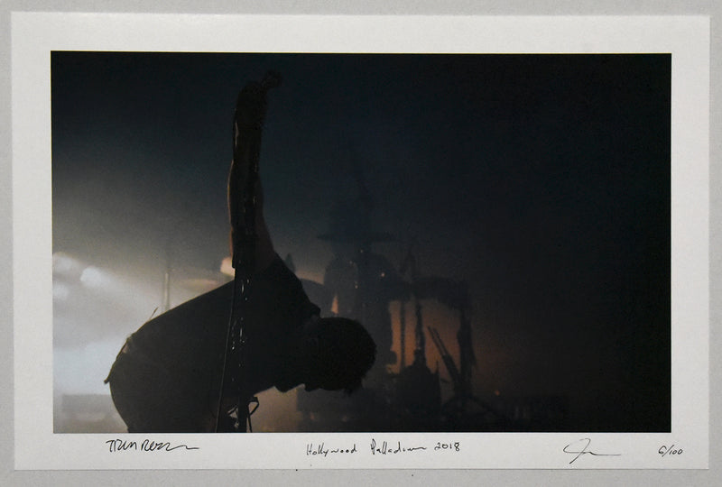 TRENT REZNOR autographed Nine Inch Nails "Hollywood Palladium" limited edition print
