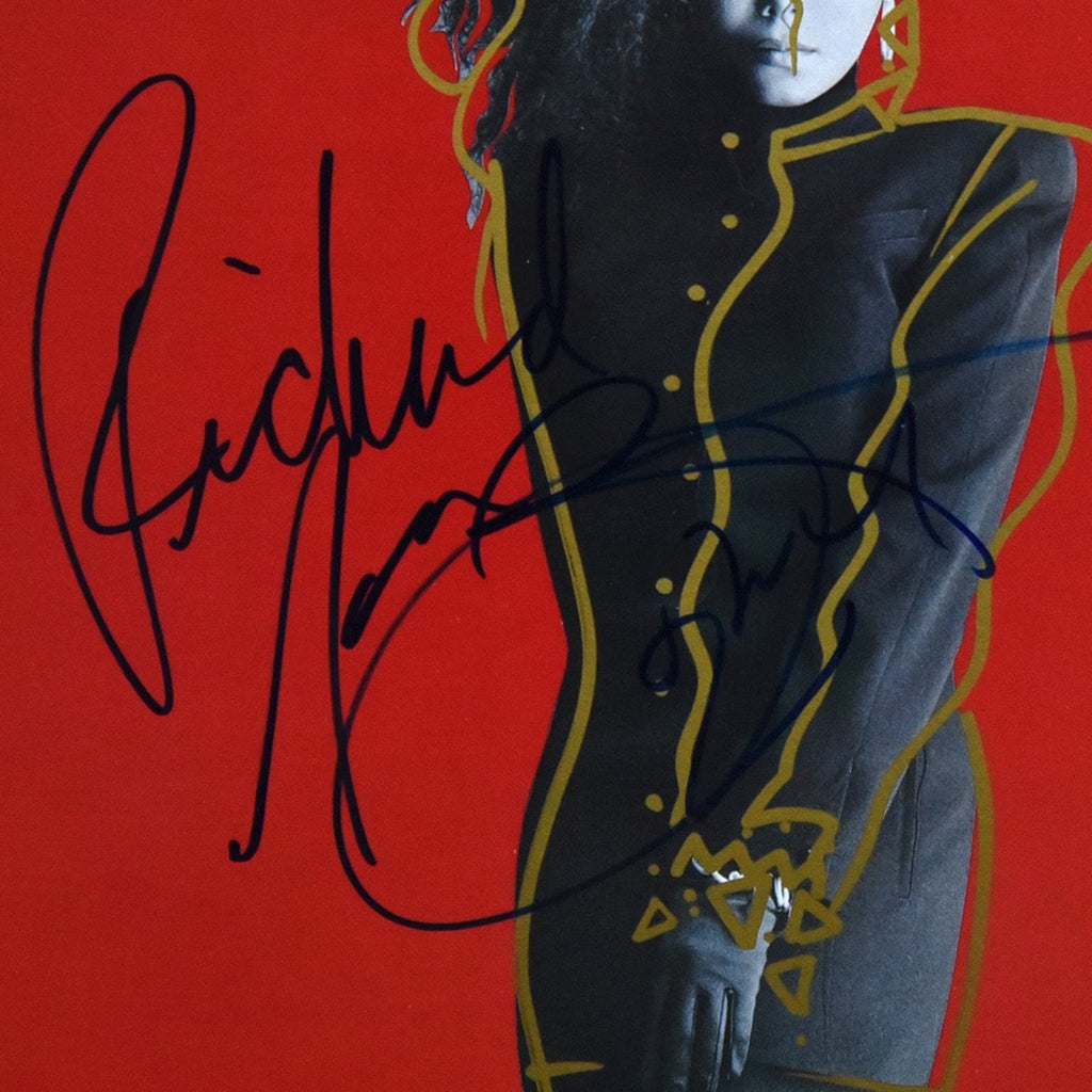 JANET JACKSON autographed "Control" album