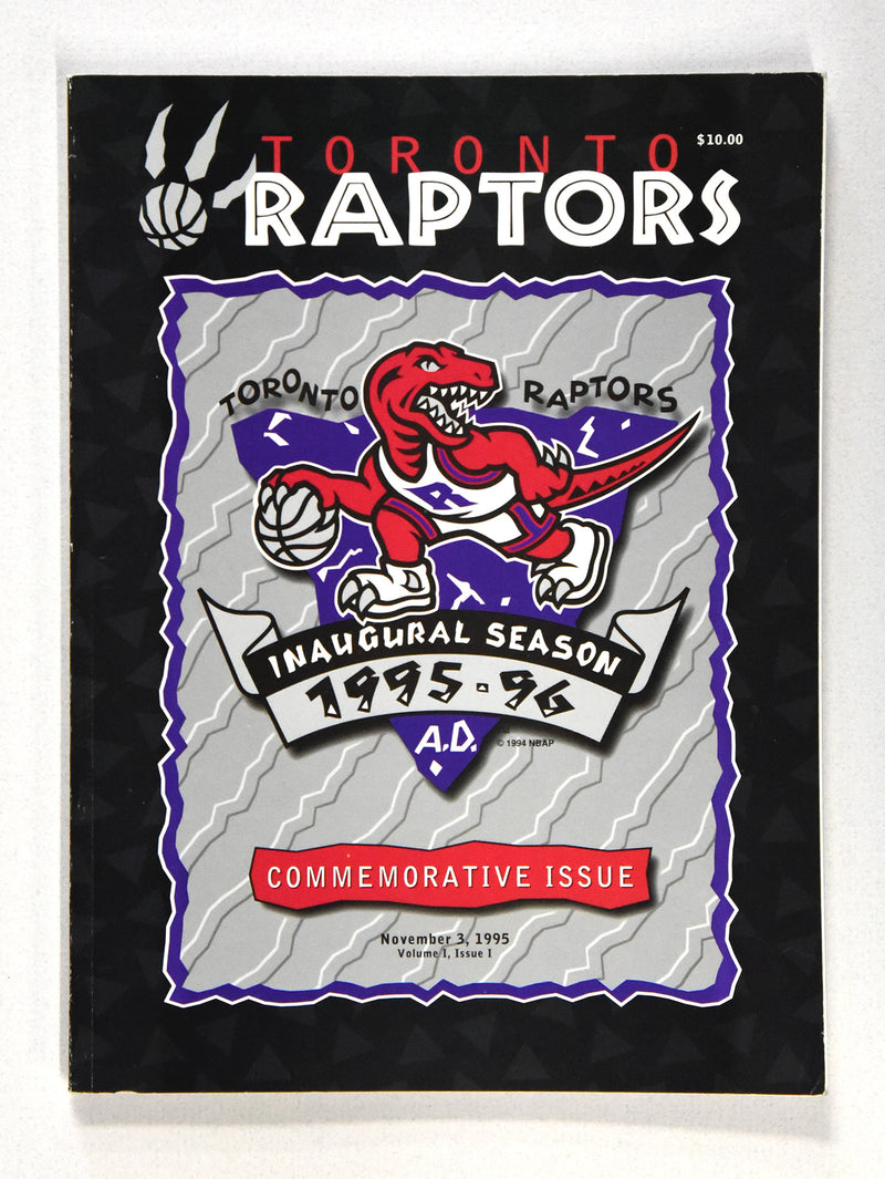 Toronto Raptors "First Game" commemorative PROGRAM