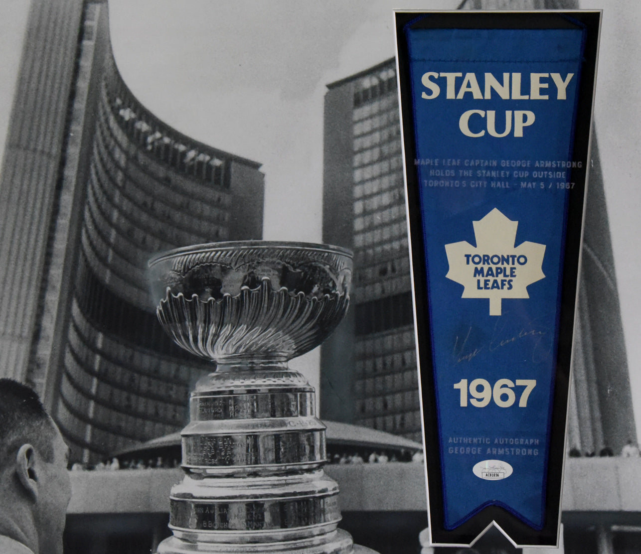 Toronto Maple Leafs Black Flag 3x5ft Banner Polyester Ice Hockey Stanley  Cup 009
