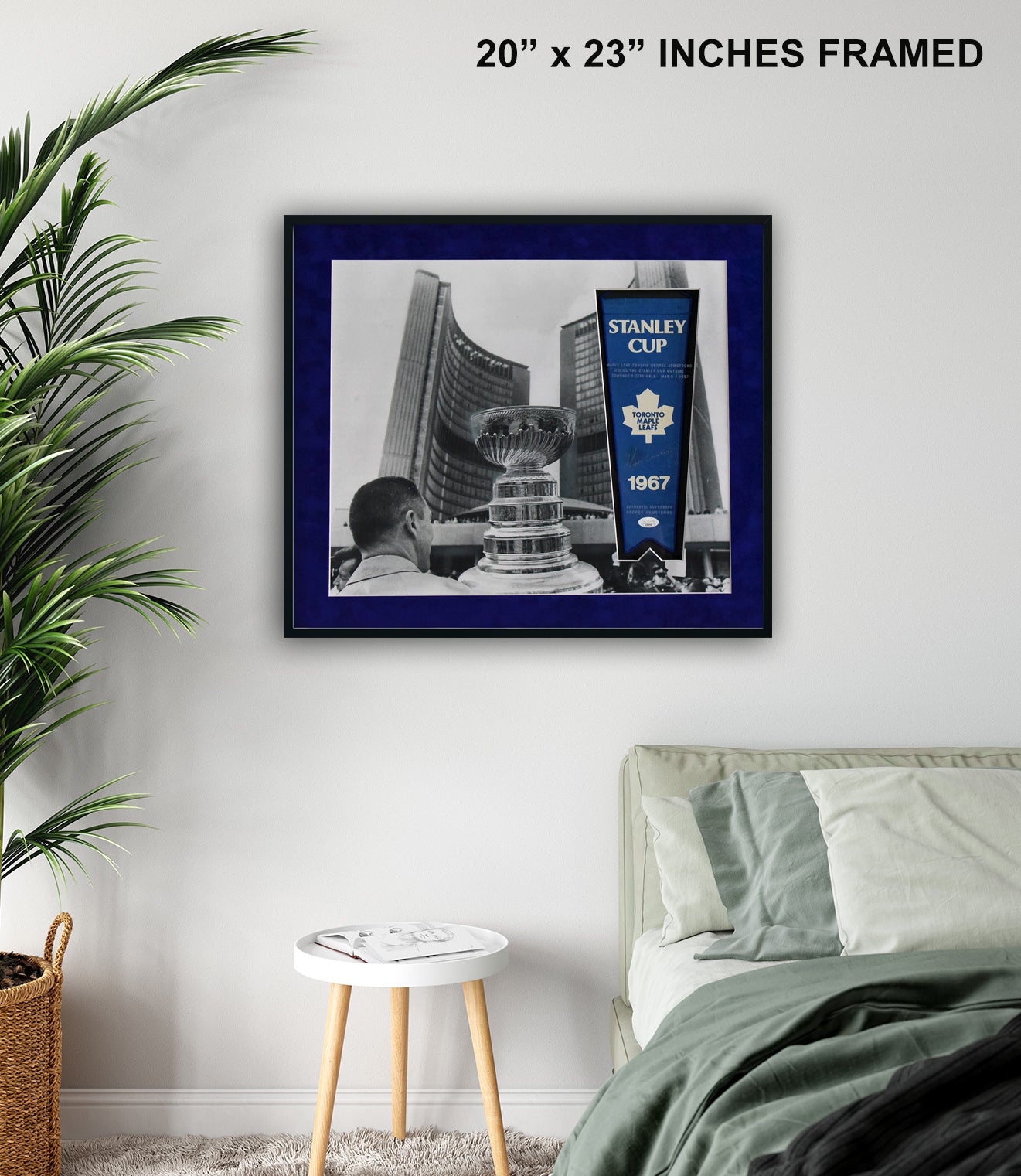 TORONTO MAPLE LEAFS 1967 Stanley Cup banner 20x23 display autographed –  North Collectors Co.