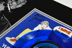 CAT STEVENS (Yusuf Islam) autographed "I Love My Dog" blue vinyl 16x22 display