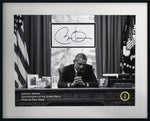 PRESIDENT BARACK OBAMA autographed 16x20 framed display