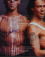 EDDIE & ALEX VAN HALEN autographed "Got Milk Ad" 15x18 display