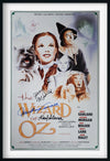 WIZARD OF OZ autographed movie poster 16x22 display