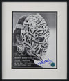 GERRY CHEEVERS autographed "The Mask" 12x14 glass etched display