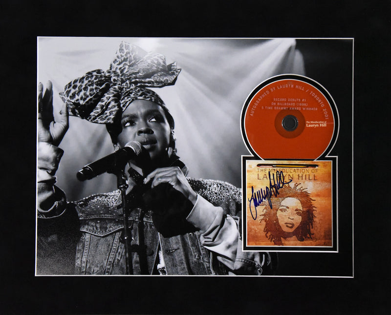 LAURYN HILL autographed "The Miseducation of.." 16x20 display
