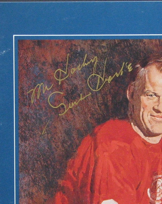 GORDIE HOWE autographed Upper Deck commemorative program
