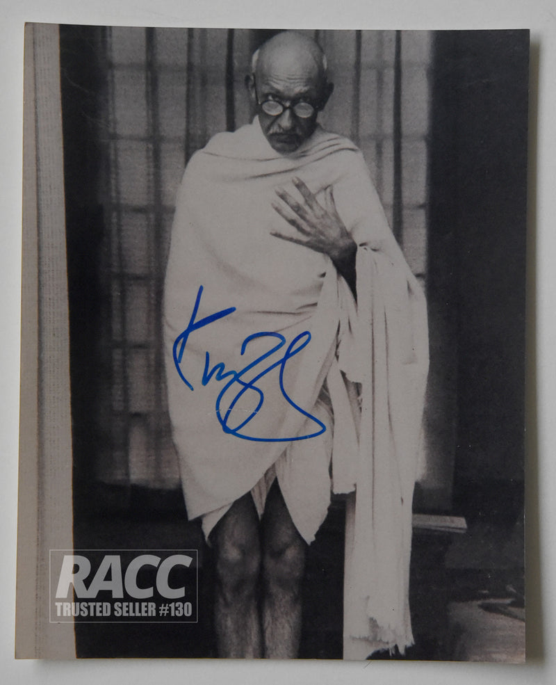 BEN KINGSLEY autographed "Gandhi" 8x10 photo
