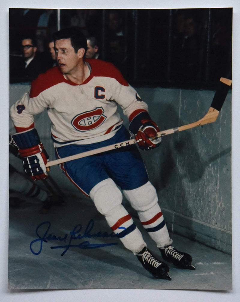 JEAN BELIVEAU autographed "Montreal Canadiens" 8x10 photo