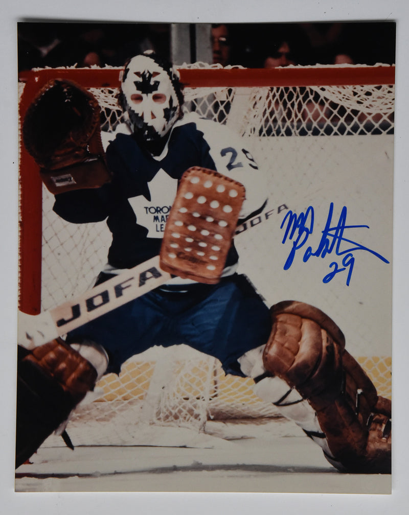 MIKE PALMATEER autographed "Toronto Maple Leafs" 8x10 photo