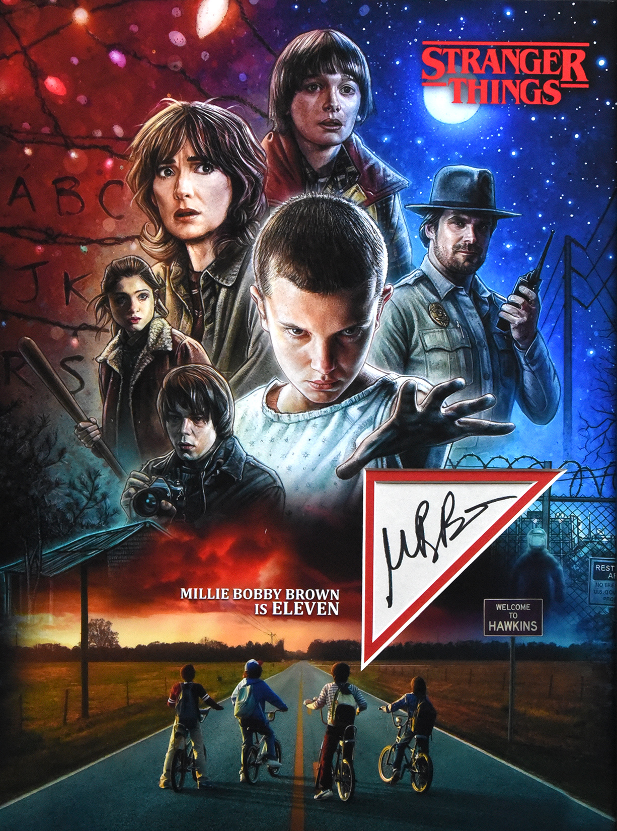 MILLIE BOBBY BROWN 12×16 custom “Stranger Things” mats