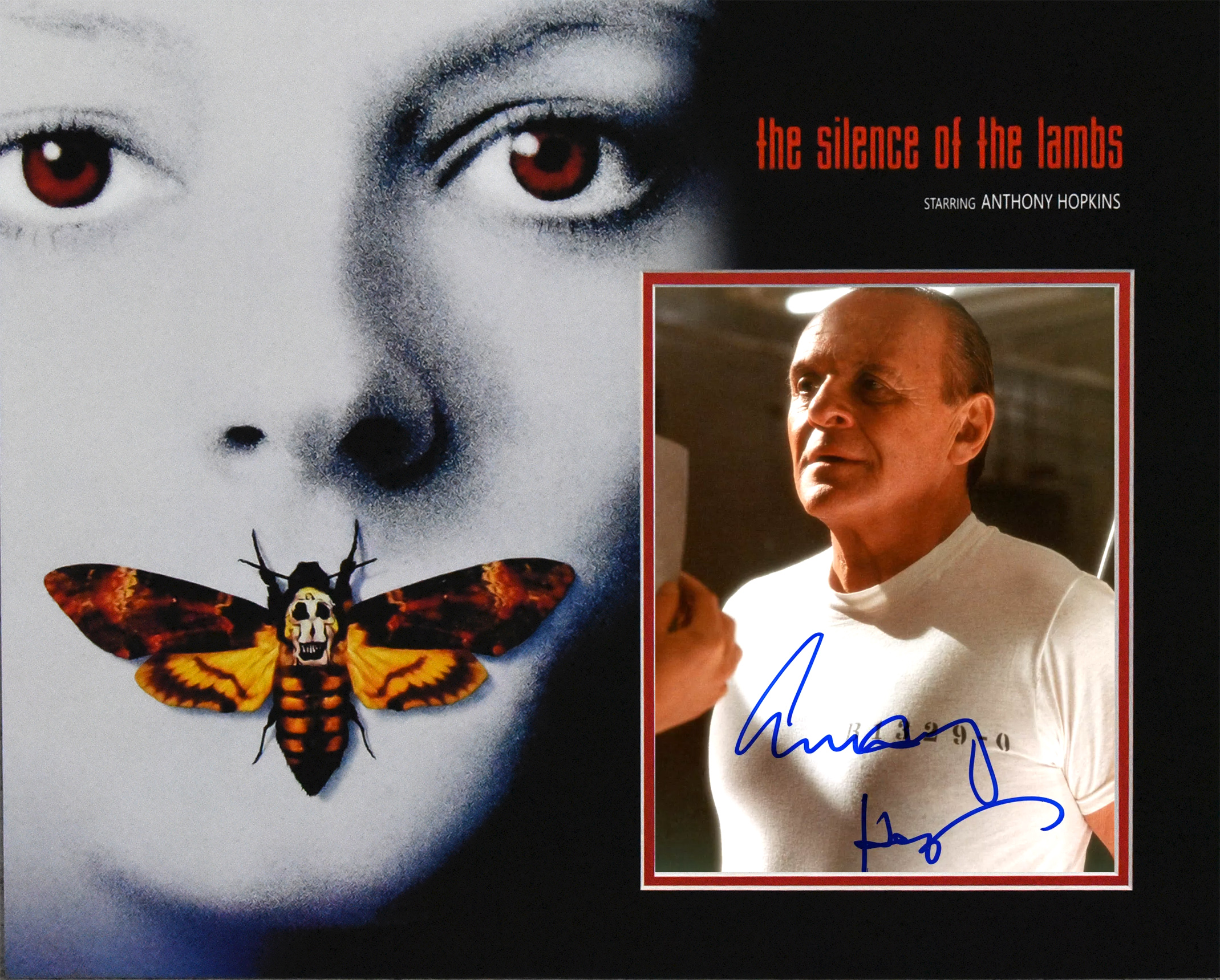 SILENCE OF THE LAMBS custom 16×20 mat for signed 8×10 photo