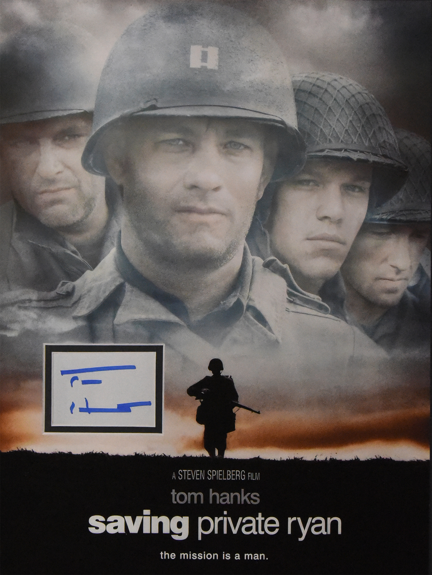 $45 each / TOM HANKS Custom 12×16 inch mats for YOUR autograph