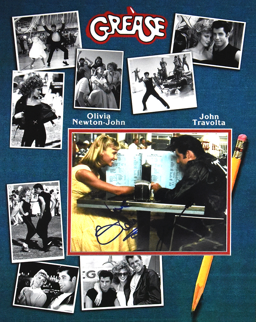 GREASE 16×20 custom mat for signed 8×10 photo