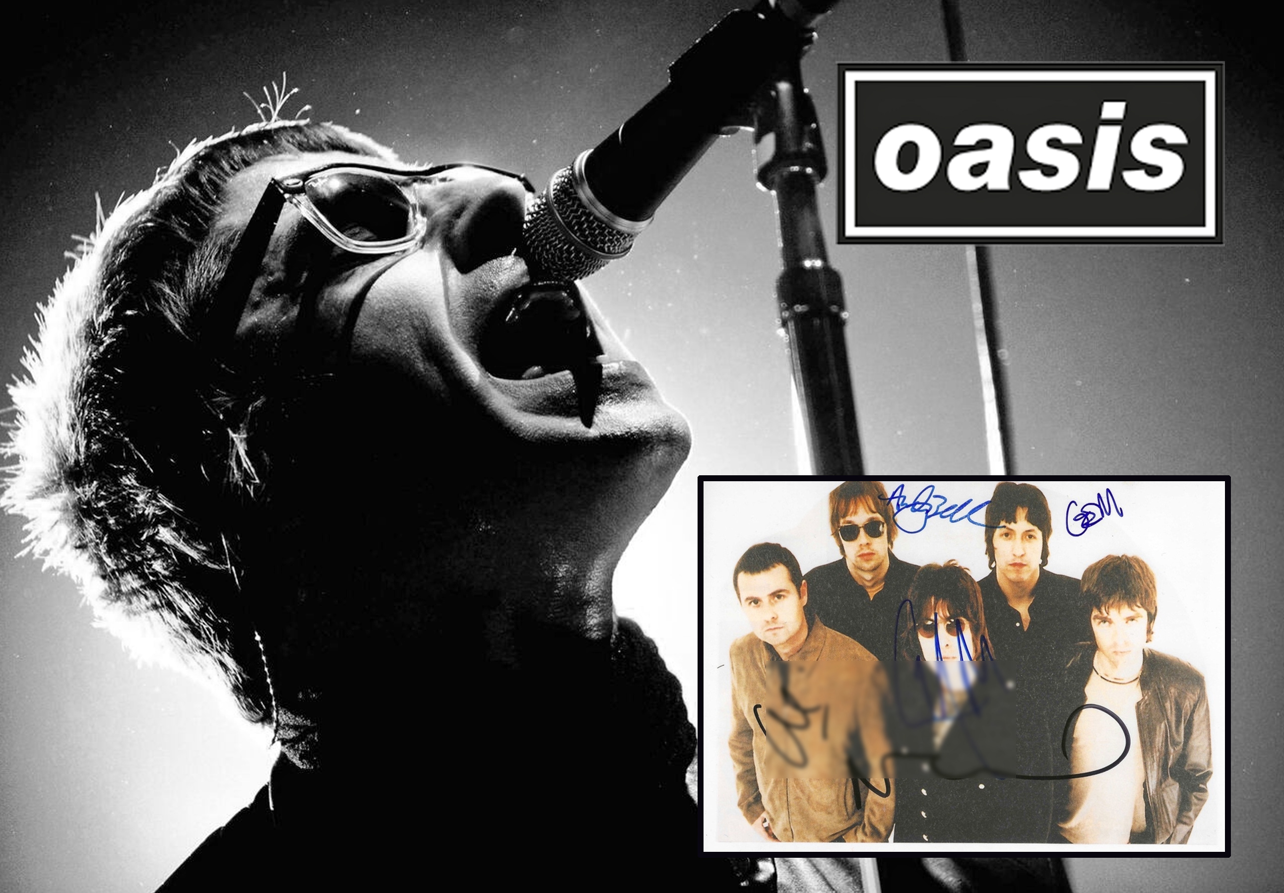OASIS custom 12×16 mat designs for signed postcard or CD cover