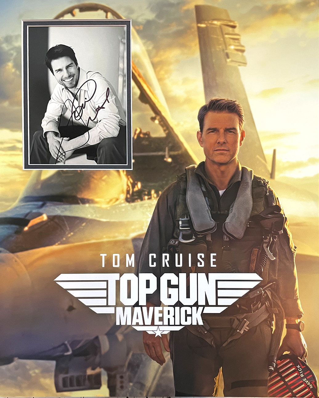 TOP GUN MAVERICK custom 16×20 mat designs for TOM CRUISE signed photo