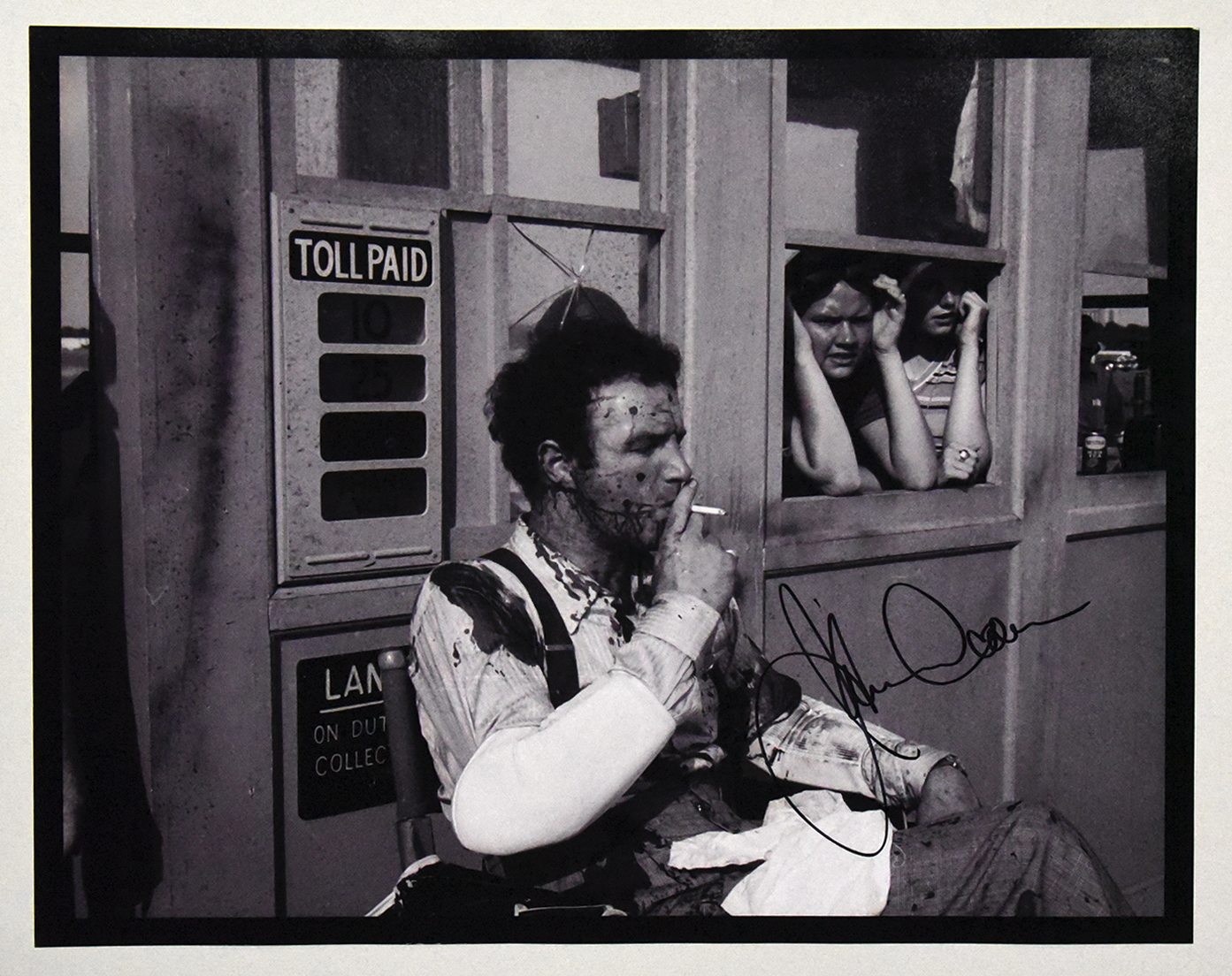 [SOLD] JAMES CAAN autographed “Godfather Between Takes” 16×20 photo