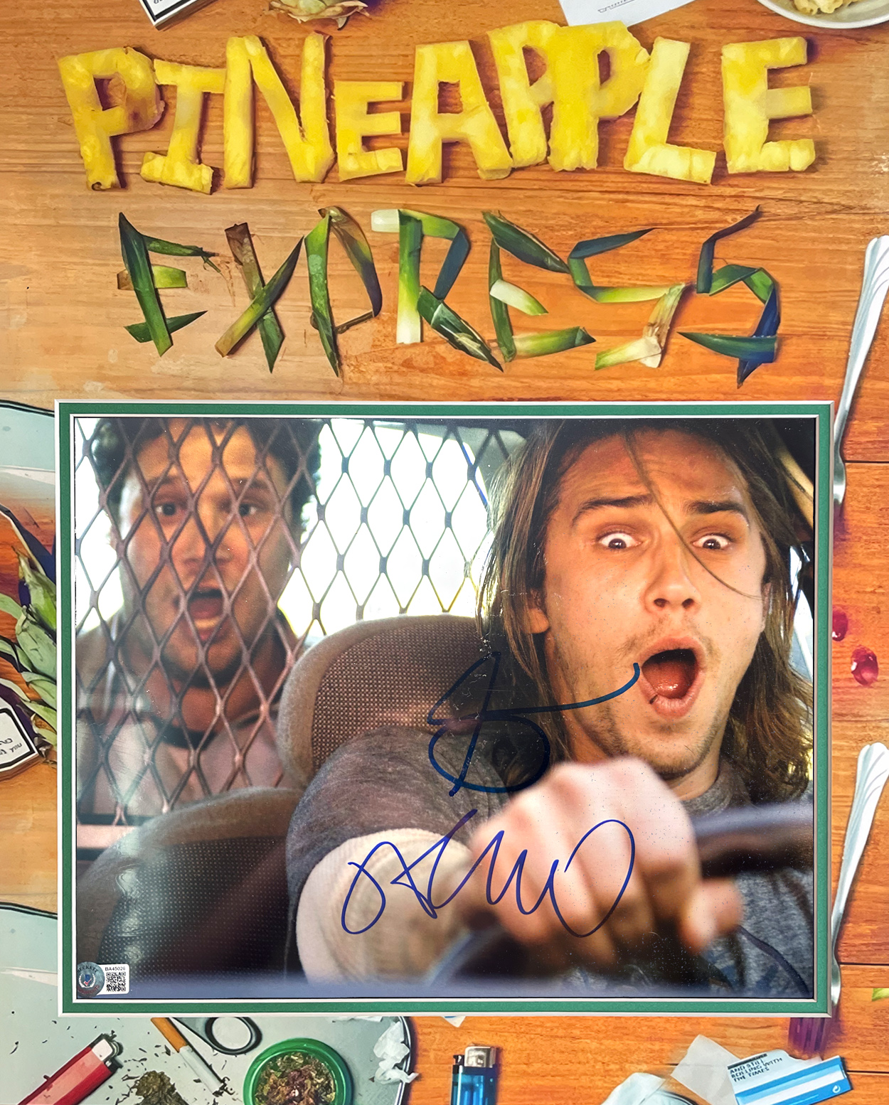 PINEAPPLE EXPRESS custom 16×20 mat for signed 11×14 photo
