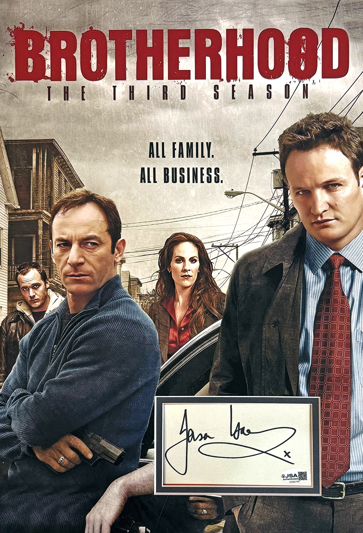 BROTHERHOOD Custom 12×16 inch Mat for Jason ISAACS Index Card Autograph