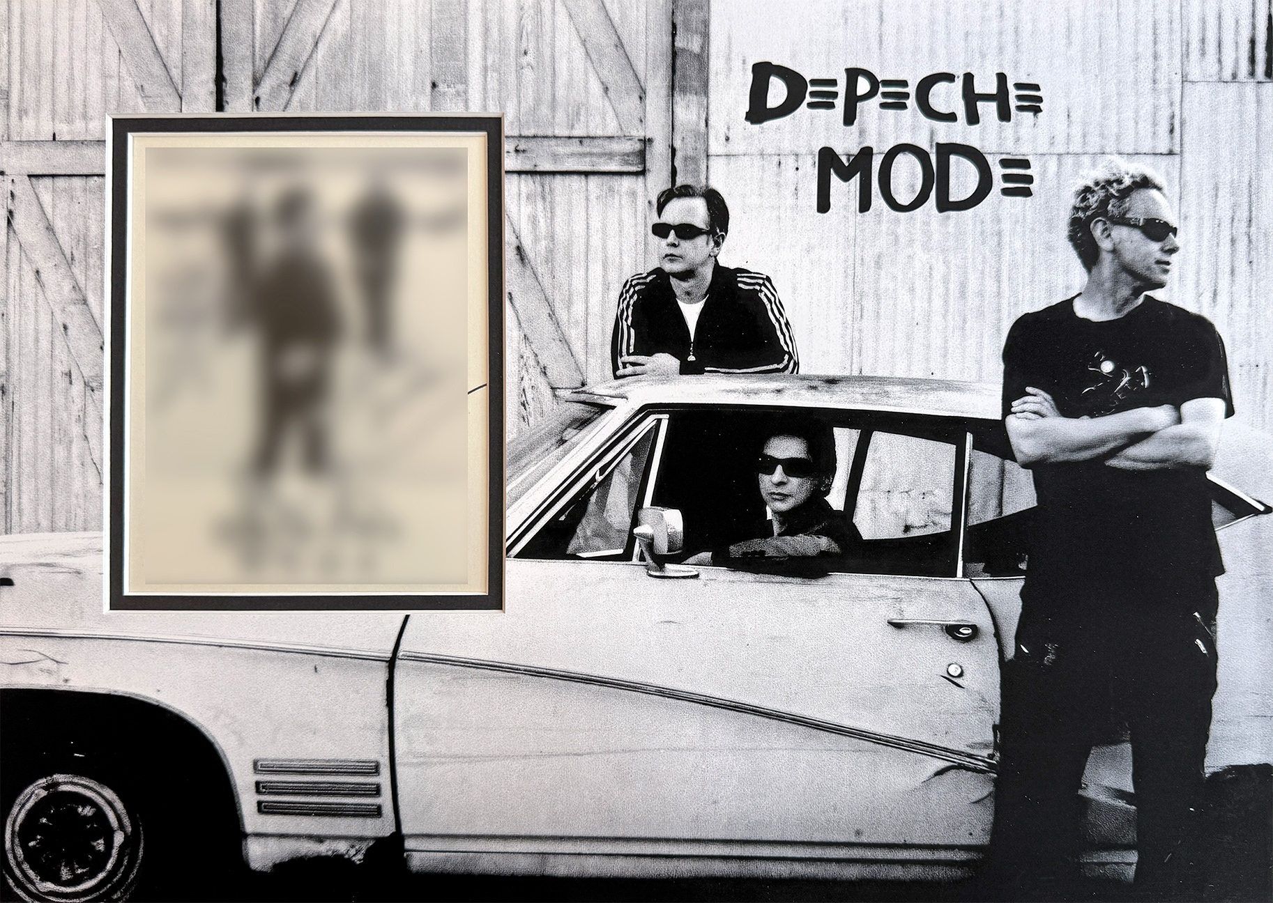 DEPECHE MODE Custom 12×16 inch Mat for signed Postcard or CD Cover
