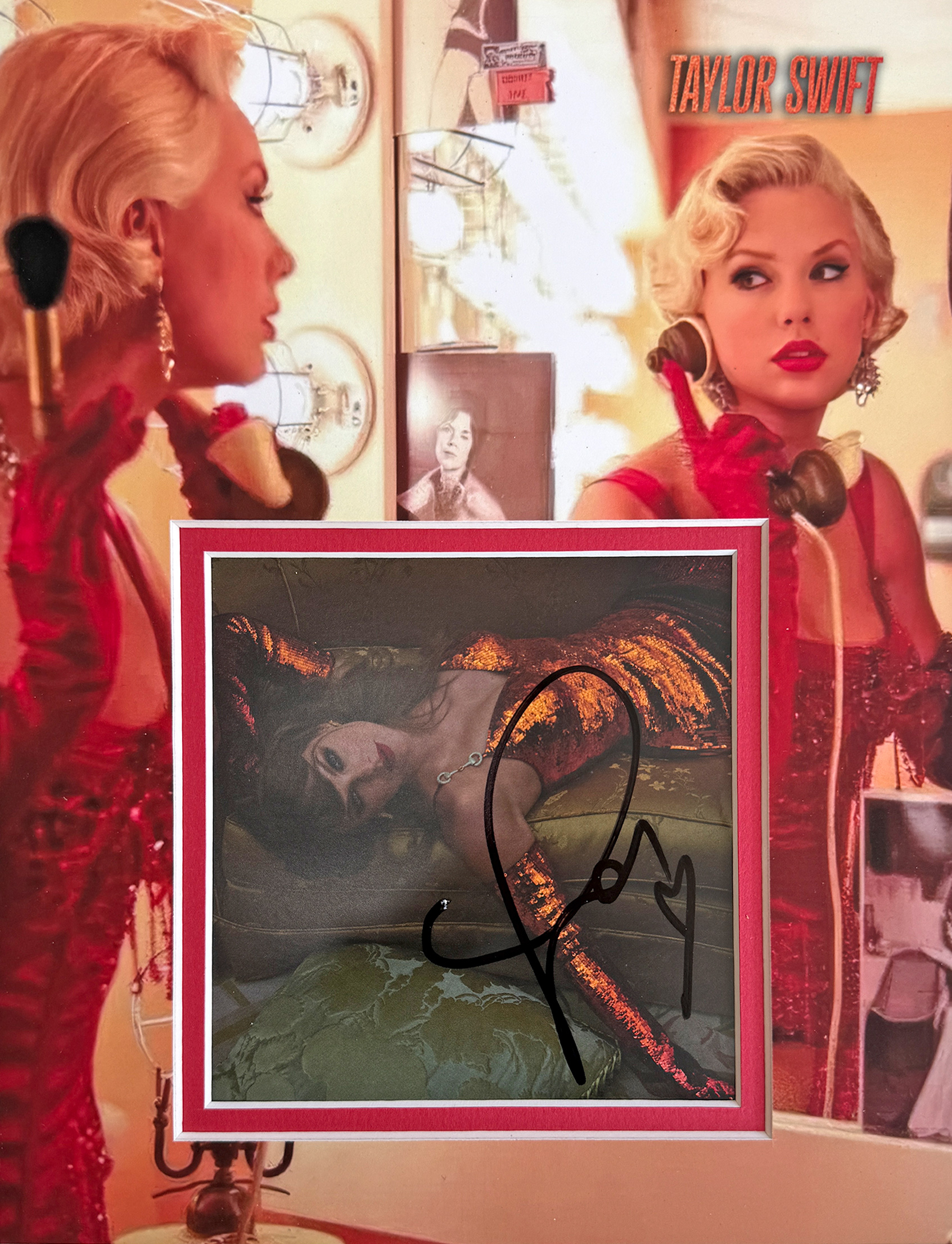 $29 / Custom 8×10 inch MATS for YOUR TAYLOR Signed CD Insert