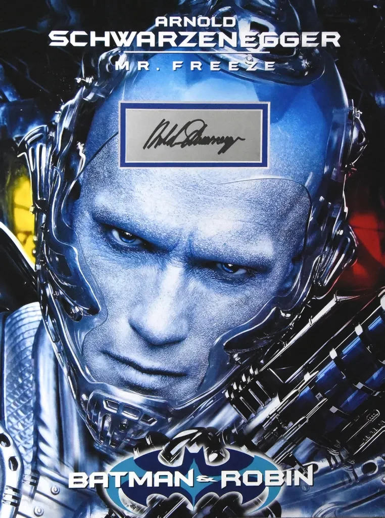 MR. FREEZE Custom 12×16 inch BATMAN Mat for Signed ARNOLD Book Page