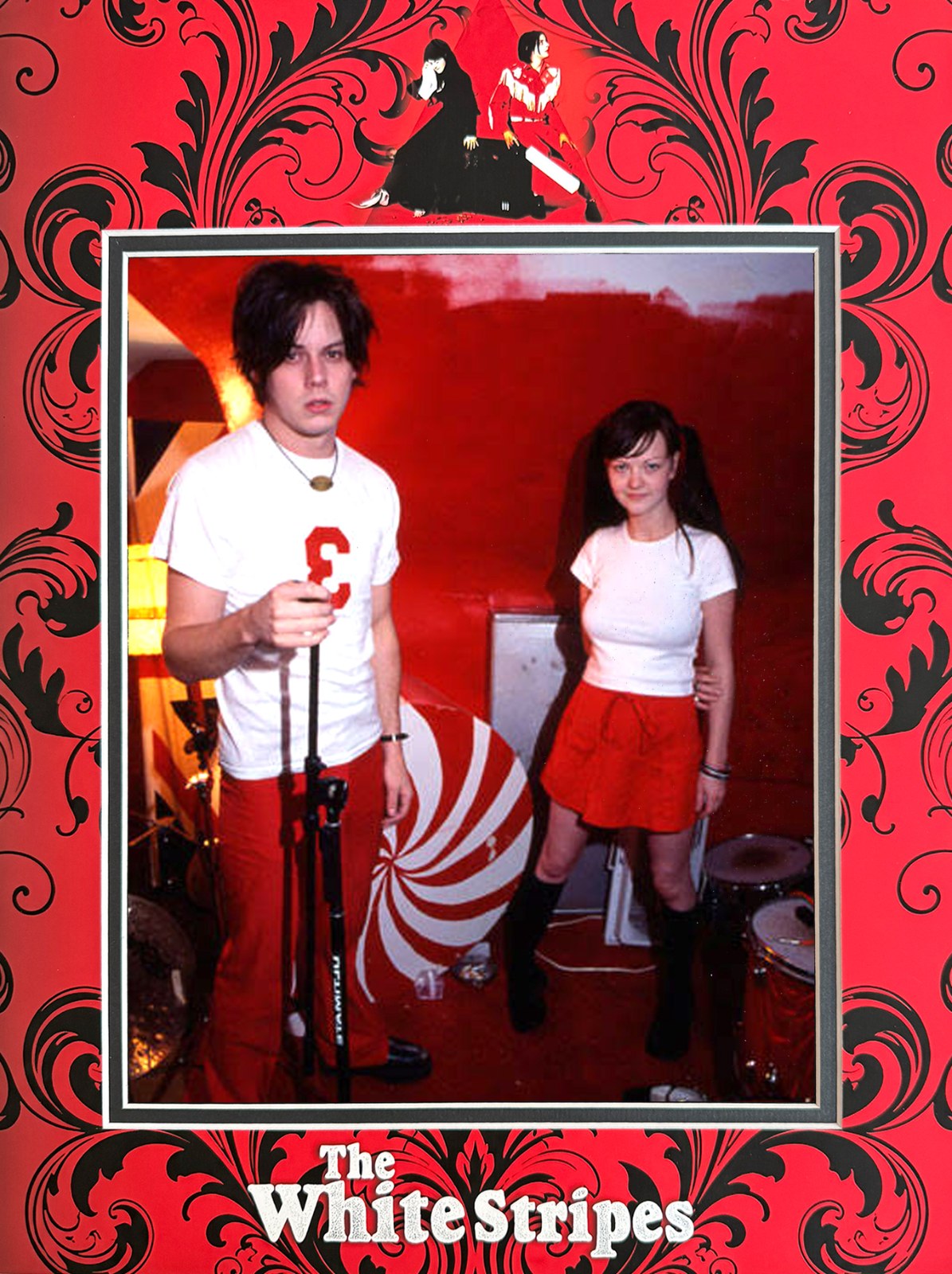 THE WHITE STRIPES Custom 12×16 inch Mat for Signed 8×10 Photo