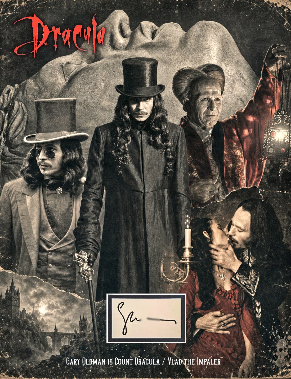 Bram Stoker's DRACULA Custom 12×16 inch Mat for Signed GARY OLDMAN Cut