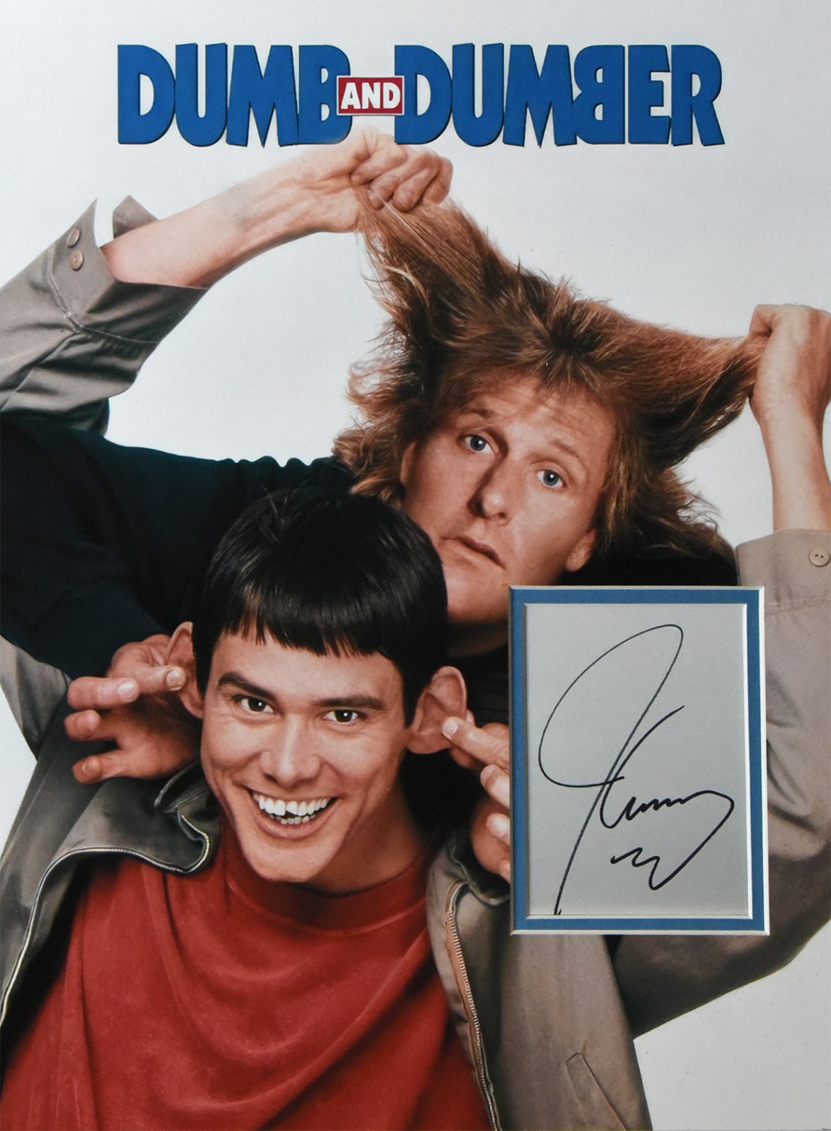 JIM CARREY Custom 12×16 inch Mat for Signed Book Page